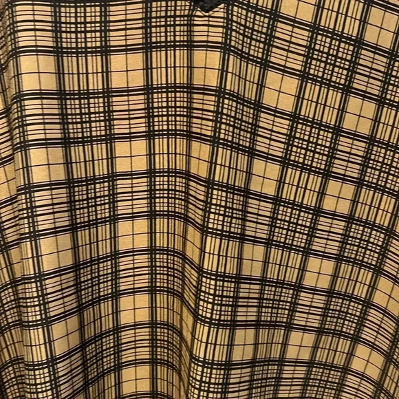 Allison Joy Ryan brown black plaid Cami lace top size medium - Picture 4 of 10